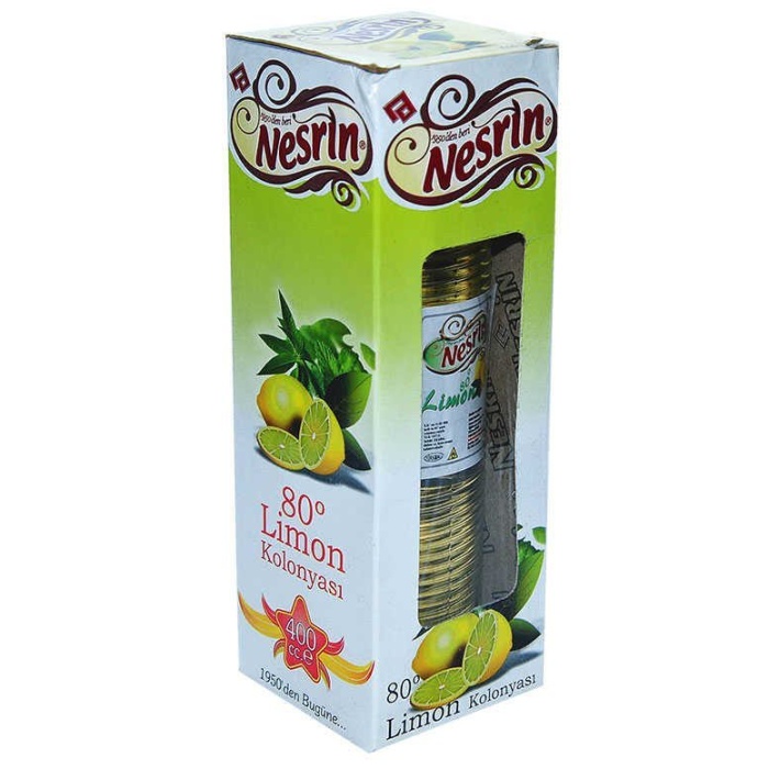 Limon Kolonyası Kutulu 80 Derece Pet Şişe 400 ML