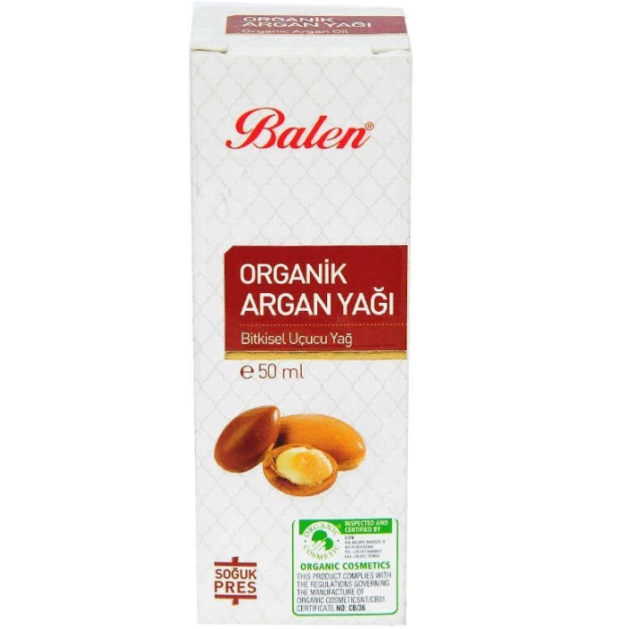 Argan Yağı Organik Soğuk Pres 50 ML Cam Şişe