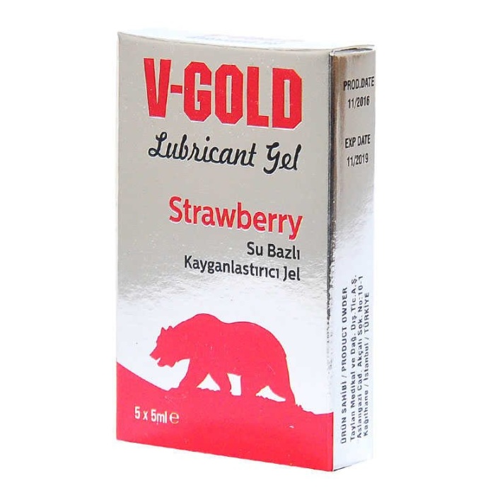 Kayganlaştırıcı Jel Strawberry 5 ML X 5Li