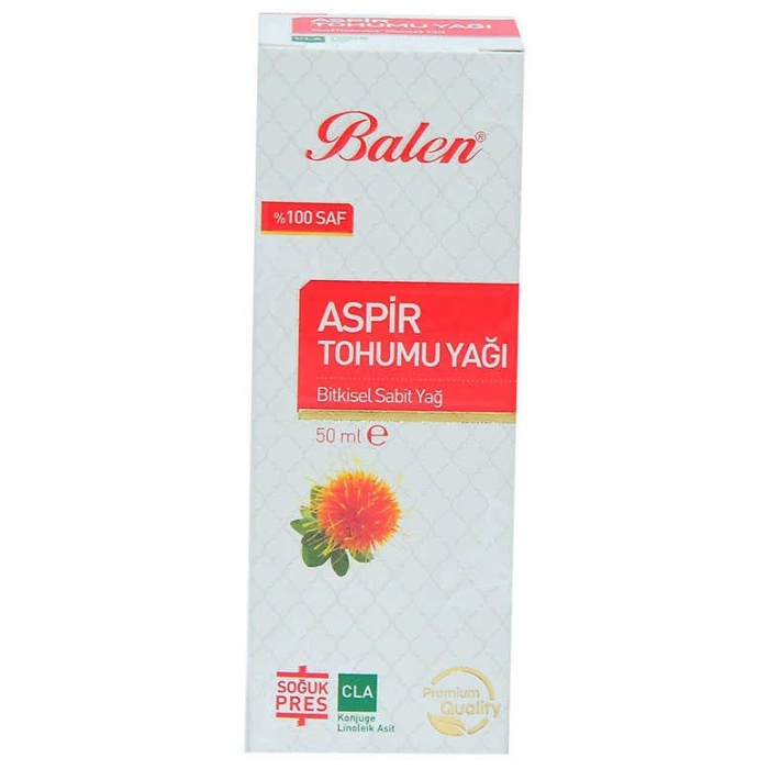 Aspir Tohumu Yağı Soğuk Pres 50 ML Cam Şişe