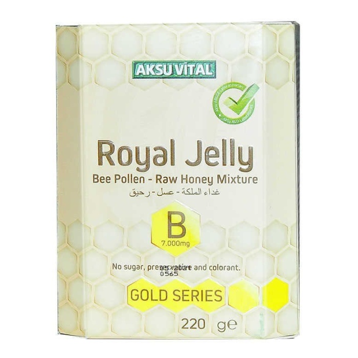 Arı Sütü Polen Bal Karışımı B 7.000 Mg Gold Seri 220 Gr