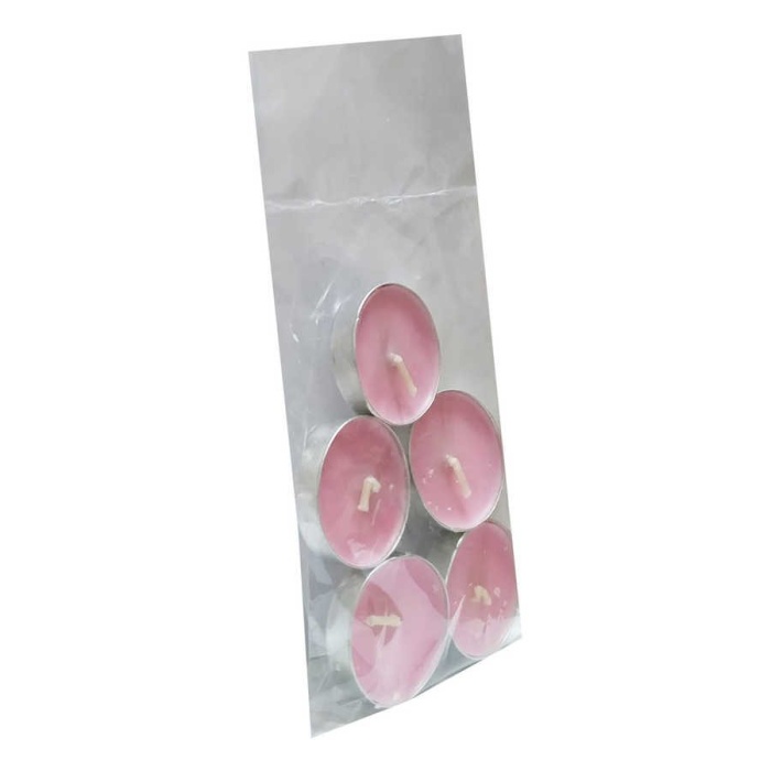 Tea Lights Pembe Mum 5 li 1 Paket