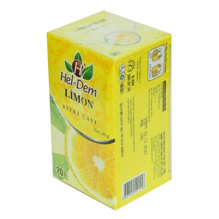 Limon Bitki Çayı 2 Gr x 20 Süzen Poşet 40 Gr