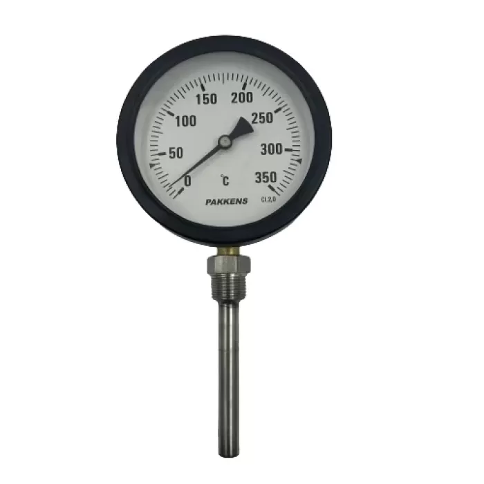 Ø 100 - 0 - 350°C 1/2 10 CM ALTTAN ÇIKIŞLI TERMOMETRE (Lisinya)