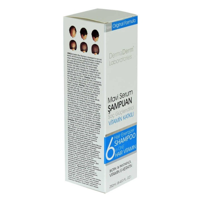 Mavi Serum Şampuanı Saç Güçlendirici (Biotin Panthenol Vitamin E-Keratin) 250 ML