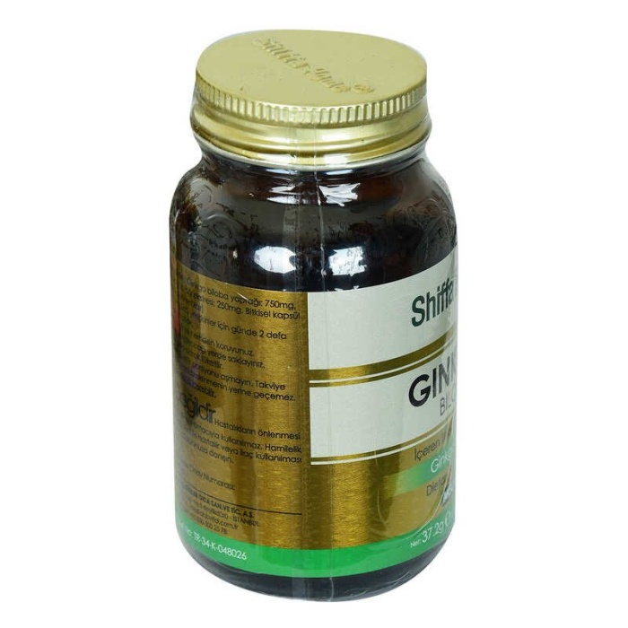 Shiffa Home Ginkgo Biloba Diyet Takviyesi 620 Mg x 60 Kapsül