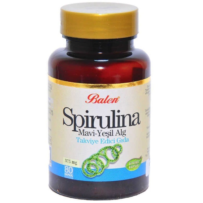 Spirulina Mavi-Yeşil Alg 80 Kapsül