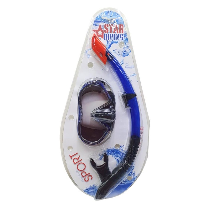 ÇNR-51712 - MASKE SET  PC - STAR DIVING (Lisinya)