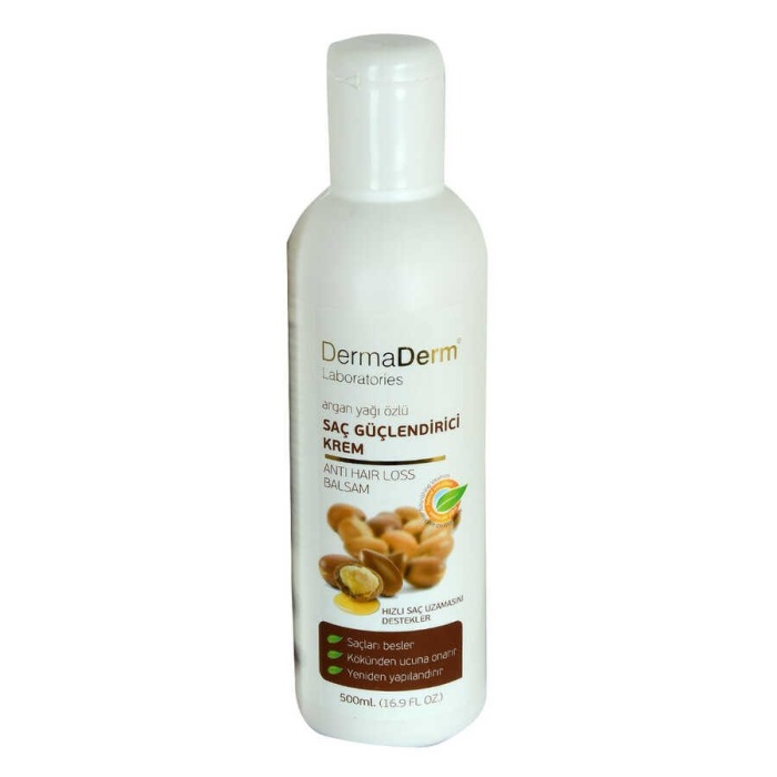 Argan Yağı Özlü Saç Kremi Keratinli (Tuz ve Paraben İçermez) 500 ML