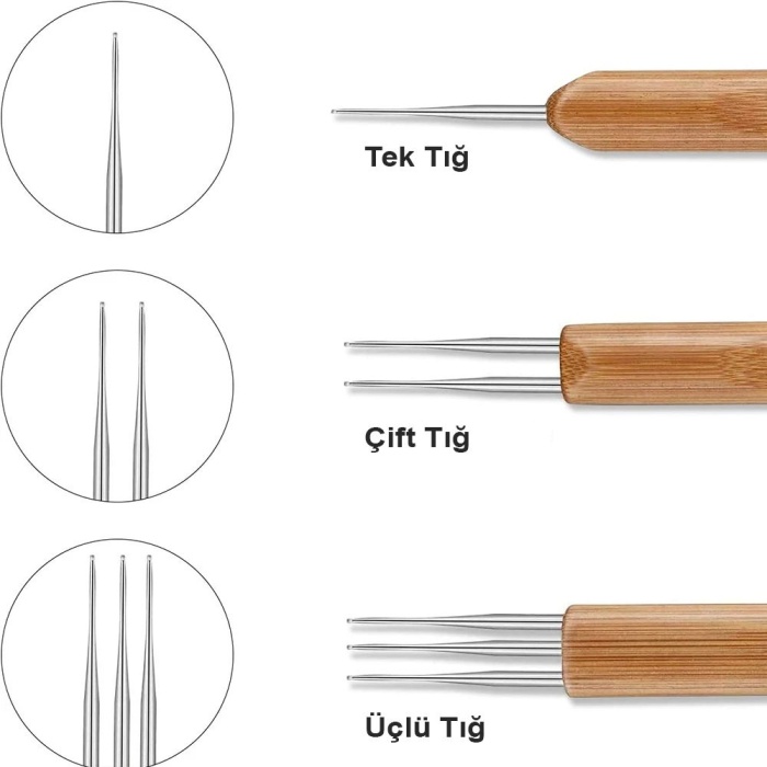 Rasta Tığ Seti / 0.75 mm