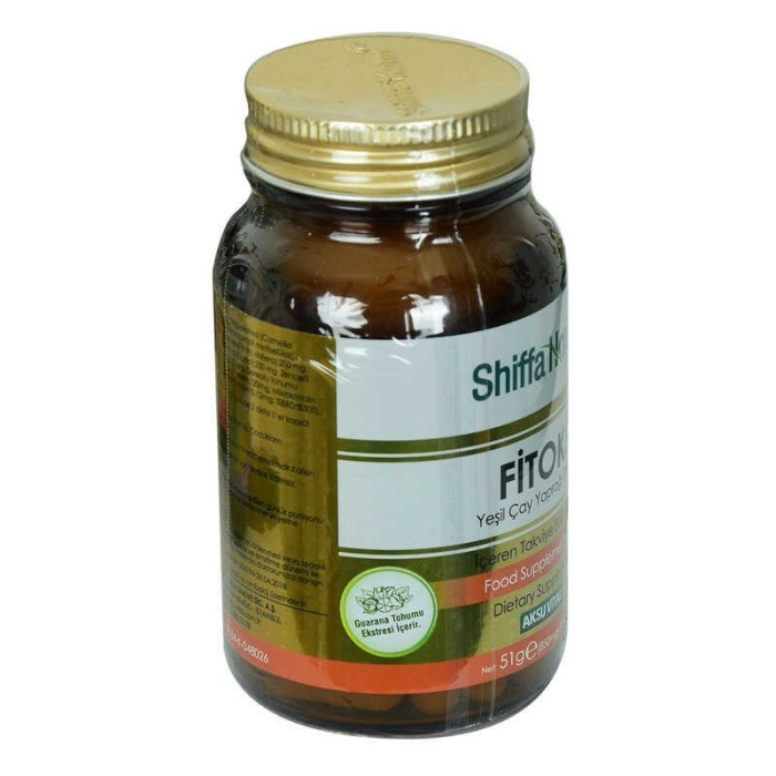 Shiffa Home Fitoks Yeşil Çay Yaprağı Ekstresi Diyet Takviyesi 850 Mg x 60 Kapsül