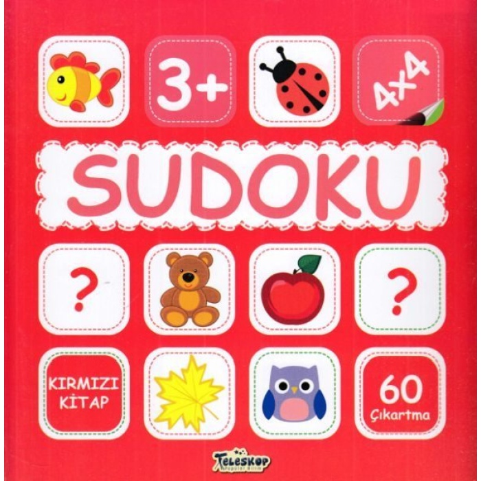 Sudoku 4X4 Kırmızı Kitap  (4022)