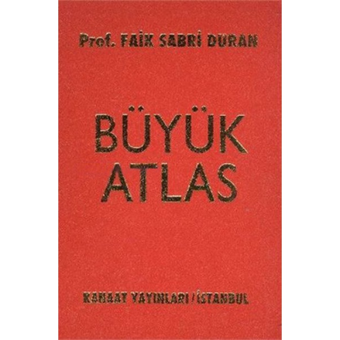 Kanaat Büyük Atlas (Ciltli)  (4022)