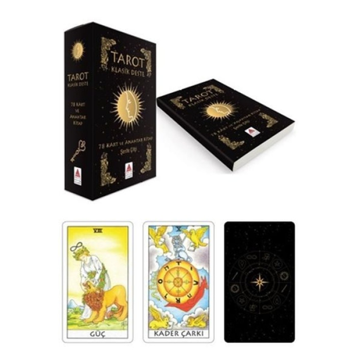 Tarot Klasik Deste, 78 Kart ve Anahtar Kitap  (4022)