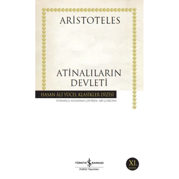 Atinalıların Devleti - Hasan Ali Yücel Klasikleri  (4022)