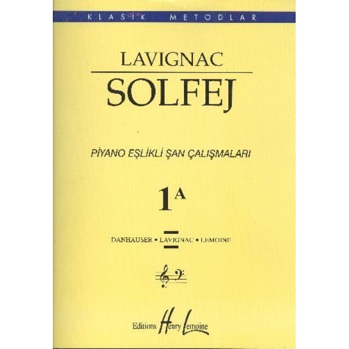 Lavignac 1A - Solfej Piyano Eşlikli Şan Çalışmaları  (4022)