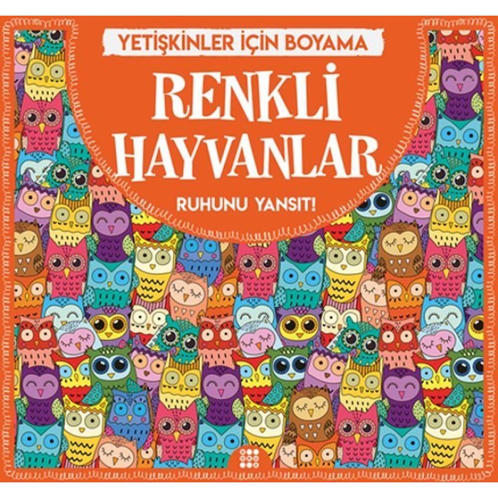 Renkli Hayvanlar - Yetişkinler İçin Boyama  (4022)