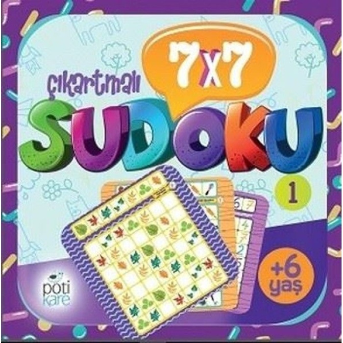 7 x 7 Sudoku - 1 (Çıkartmalı)  (4022)