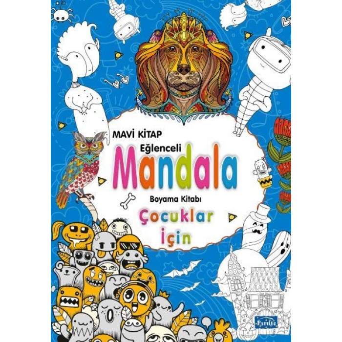 Çocuklar İçin Mandala Mavi  (4022)