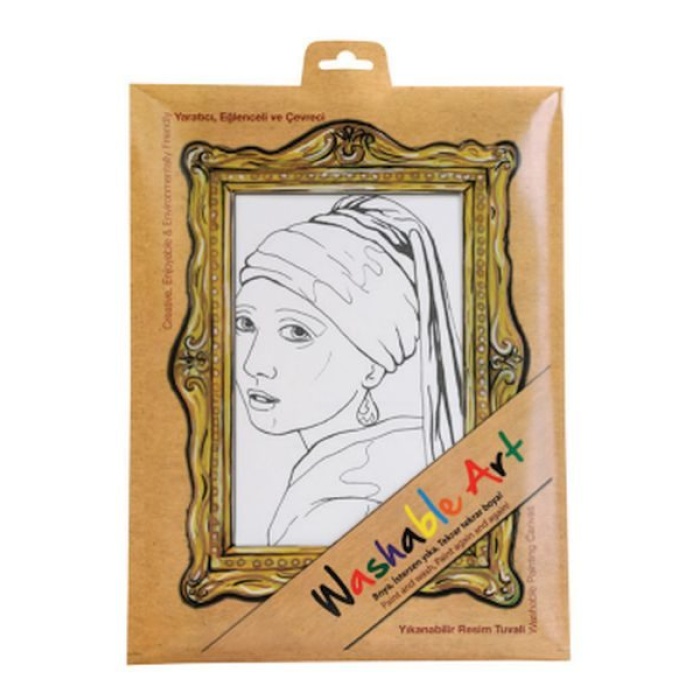 Funny Mat - Johannes Vermeer Gırl Wıth A Pearl Earrıng 25 X 35 Cm  (4022)