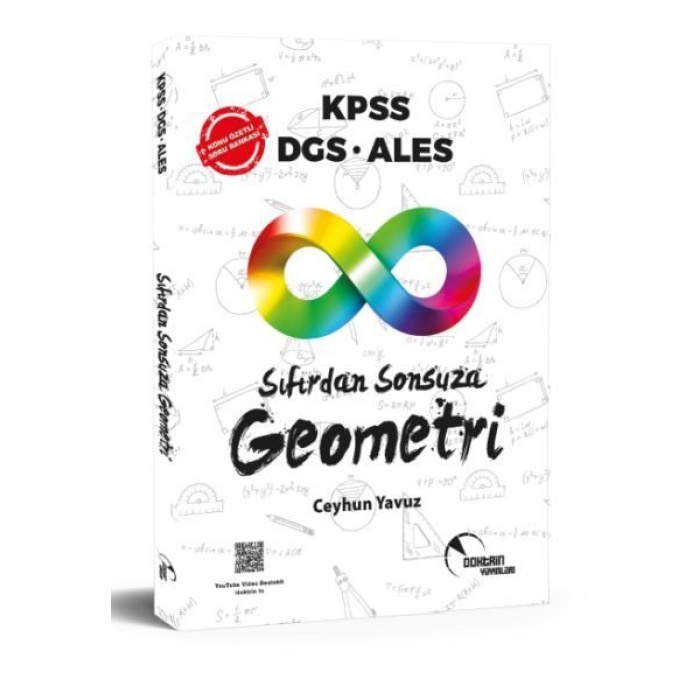 2024 KPSS DGS  ALES Sıfırdan Sonsuza Doktrin Yayınları 2024 Geometri Konu Özetli Soru Bankası  (4022)