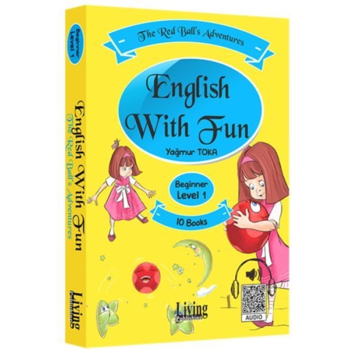 English With Fun Level 1 - 10 Kitap - The Red Ball’s Adventures  (4022)