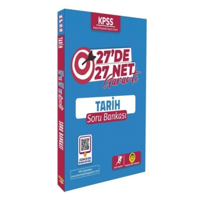 Tasarı Yayınları KPSS Tarih 27 de 27 Net Garanti Soru Bankası  (4022)