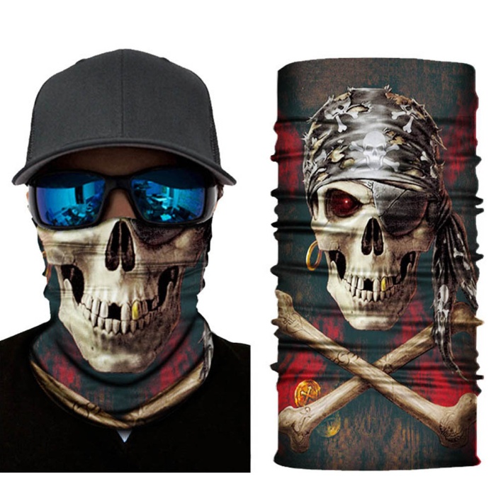 Motorcu Boyunluk Baf Buff Bandana 25x48 cm Model 2