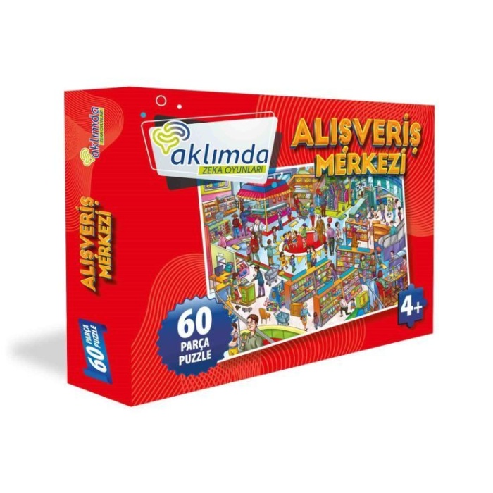 60 Parça Puzzle Alışveriş Merkezi  (4022)