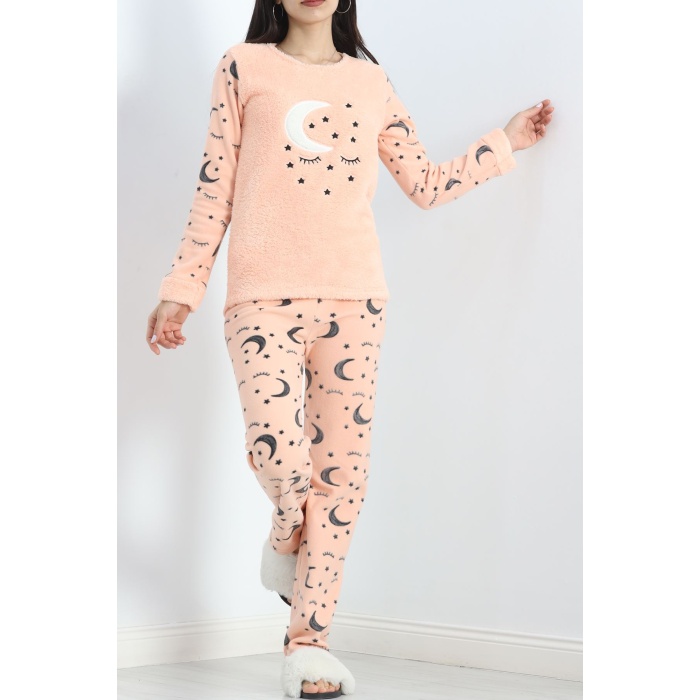 Polar Pijama Takımı Somon