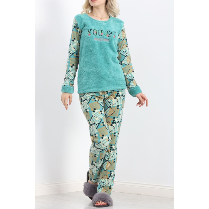 Polar Pijama Takımı Mint