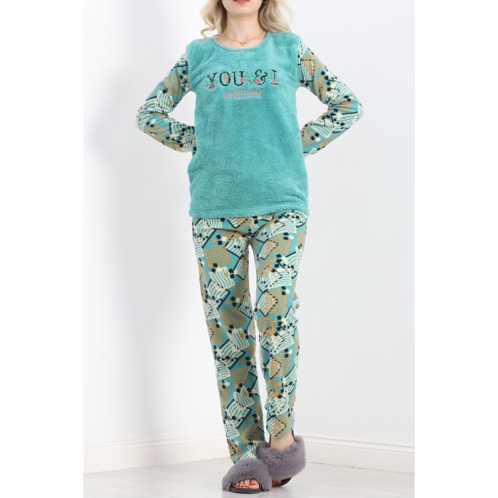 Polar Pijama Takımı Mint