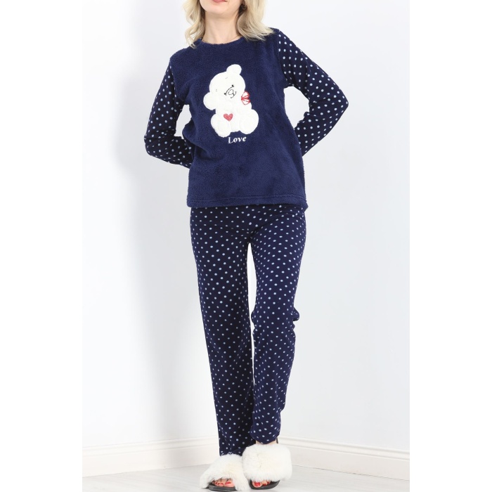 Polar Pijama Takımı Lacivert3