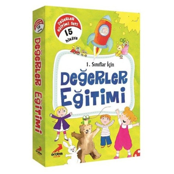 1. Sınıflar İçin Değerler Eğitimi Dizisi (15 Kitap Takım)  (4022)