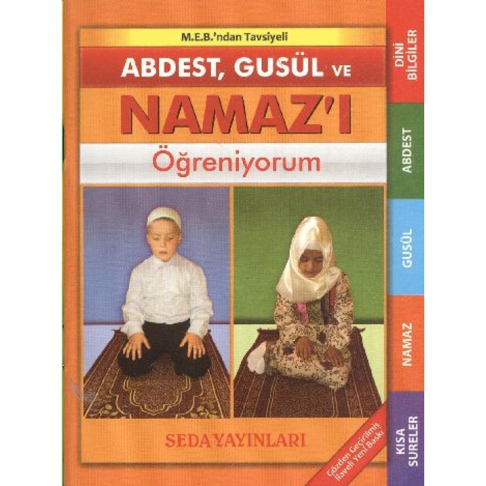 Abdest Gusül ve Namazı Öğreniyorum Çanta Boy  (4022)