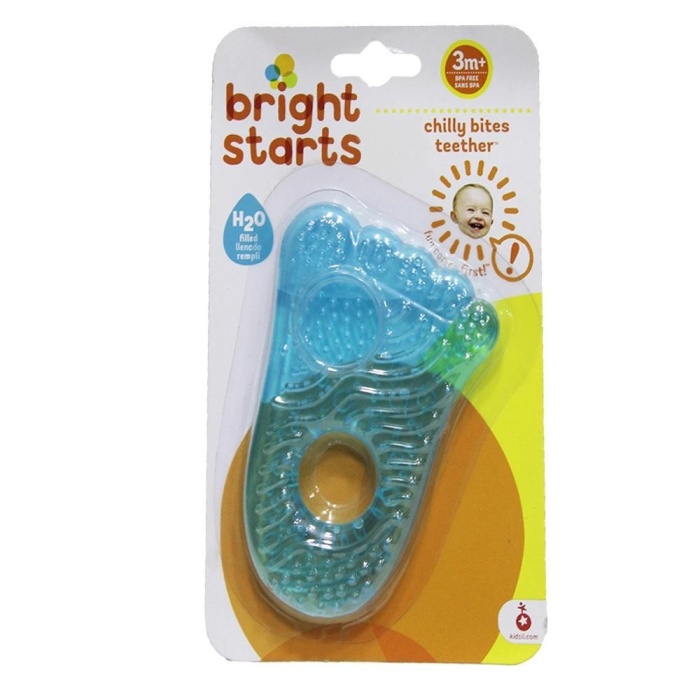 Bright Starts Ayak Şeklinde Dişlik - Mavi