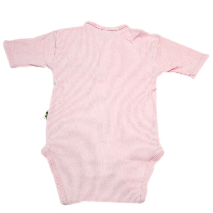 Sema Baby Yarım Kol Kaşkorse Badi (Body) - Pembe  18-24 Ay