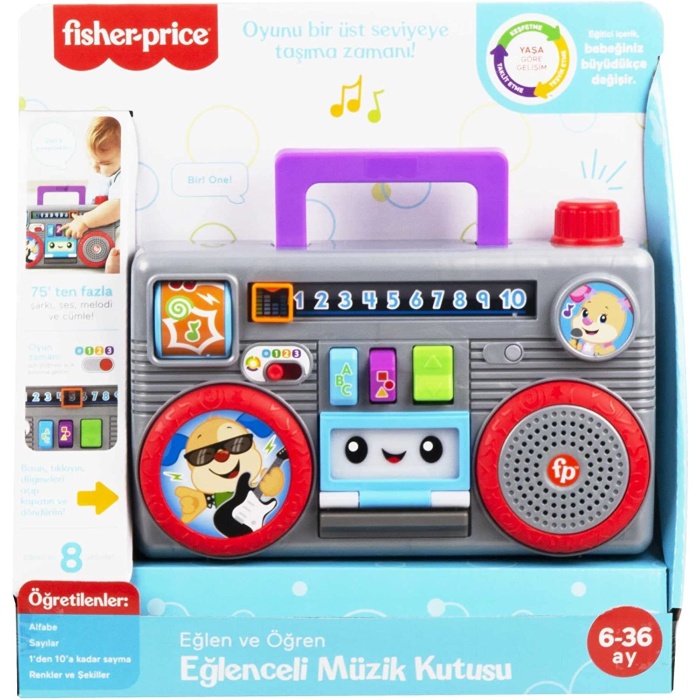 Fisher Price Eğlen ve Öğren Müzik Kutusu (Türkçe)