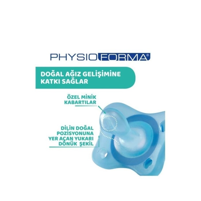 Chicco PhysioForma Mini Soft 2li Emzik 2-6 Ay Erkek