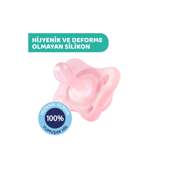 Chicco PhysioForma Mini Soft 2li Emzik 2-6 Ay Kız