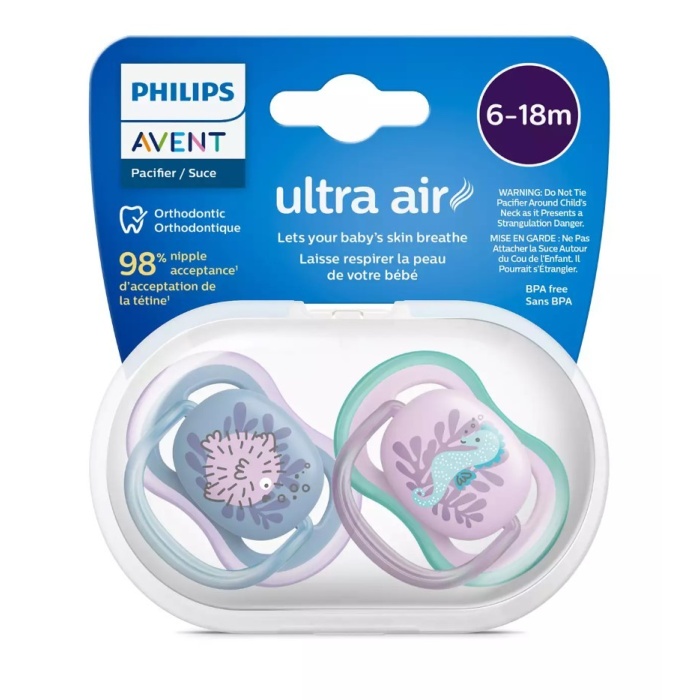 Philips Avent Ultra Air Emzik 6-18 Ay 2li Kız SCF085/61