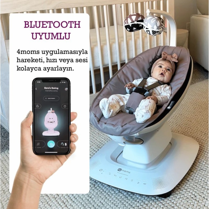 4Moms Mamaroo 5.0 Elektrikli Ana Kucağı - Rosewood