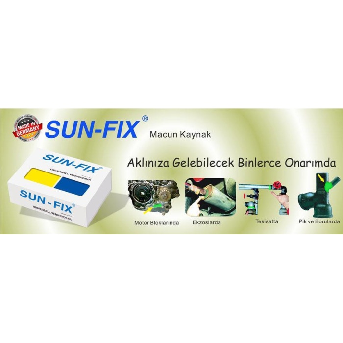 SUN FİX Üniversal Kaynak Macunu 100 Gr