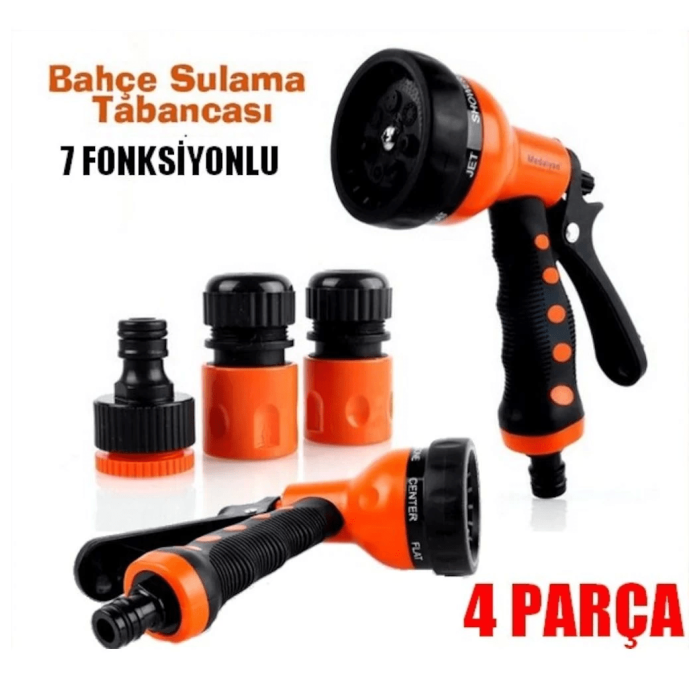 Medalyan Md-708 7 Fonksiyonlu Otomatik Bahçe Sulama Tabancası Set Fıskiye ( Lisinya )