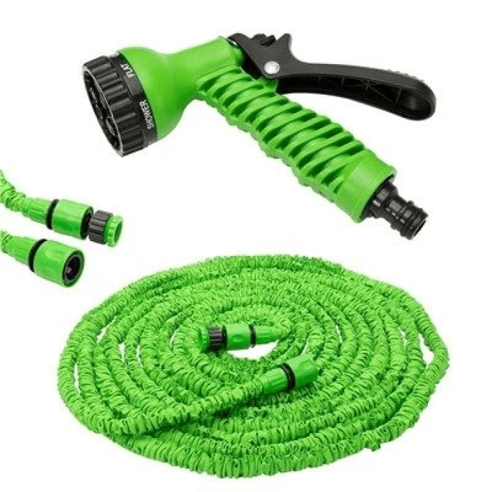 Uzayan Hortum Tabancalı 15 Metre Magic House | Bahçe Sulama İçin Expandable Hose ( Lisinya )