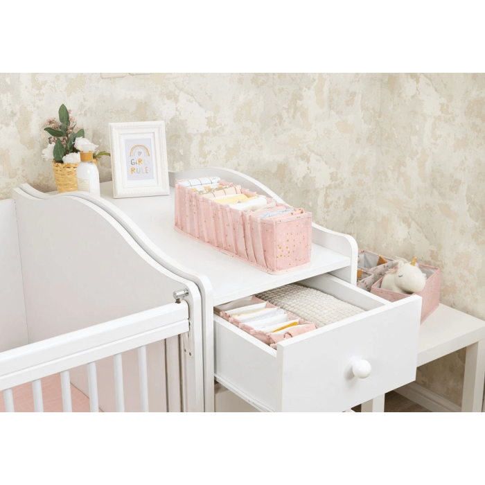 Baby Akordiyon Organizer Çekmece Düzenleyici Small (pembe) -04102 ( Lisinya )