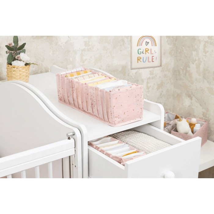 Baby Akordiyon Organizer Çekmece Düzenleyici Medium (pembe) - 04096 ( Lisinya )