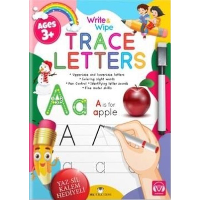 Write and Wipe Trace Letters