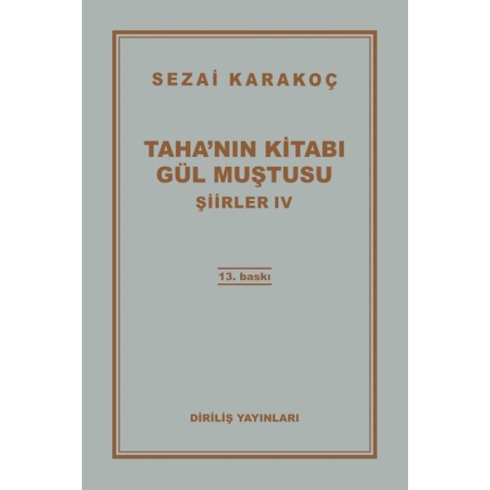 Şiirler 4 - Tahanın Kitabı Gül Muştusu