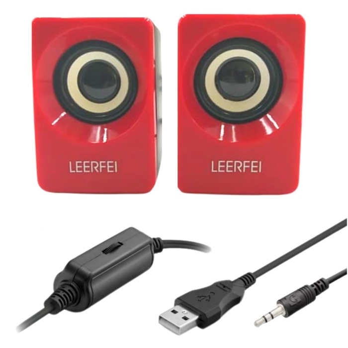 N62 1+1 Multimedia USB ve Jacklı Mini Hoparlör Yüksek Stereo Ses Sistemi (4767) - Lisinya